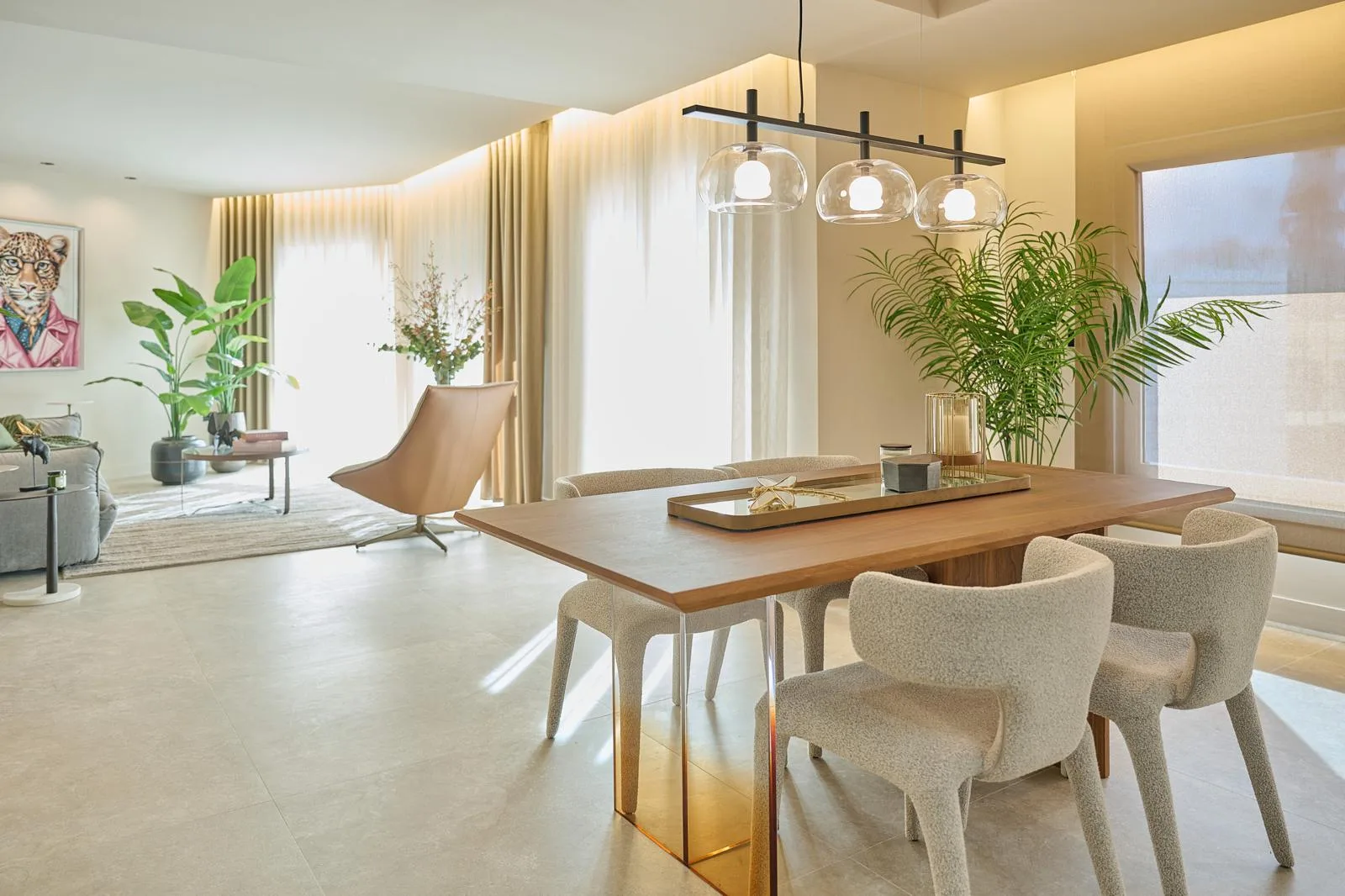 Salon y mesa comedor